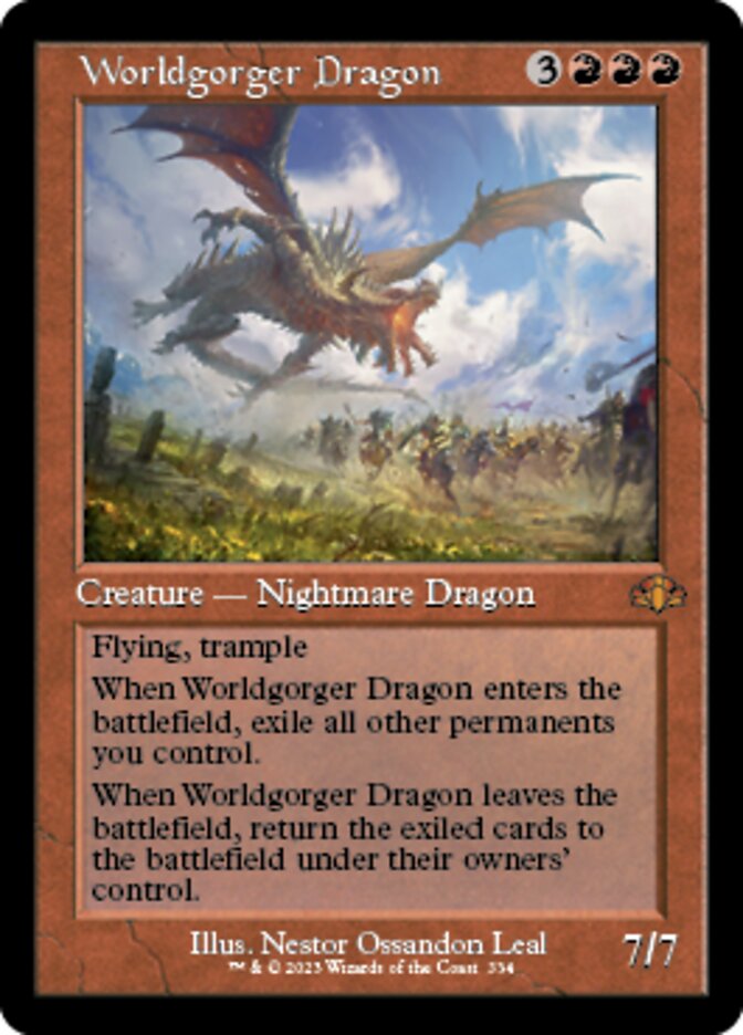 Worldgorger Dragon (Retro) [Dominaria Remastered] | Mega City Incorporated