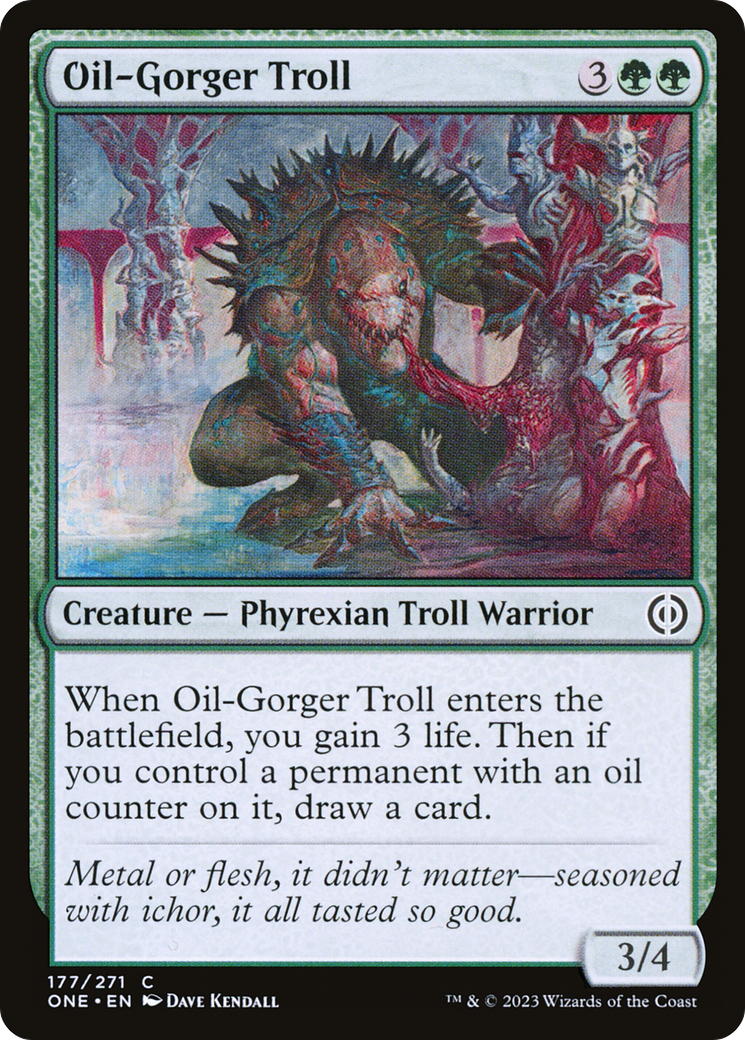 Oil-Gorger Troll [Phyrexia: All Will Be One] | Mega City Incorporated