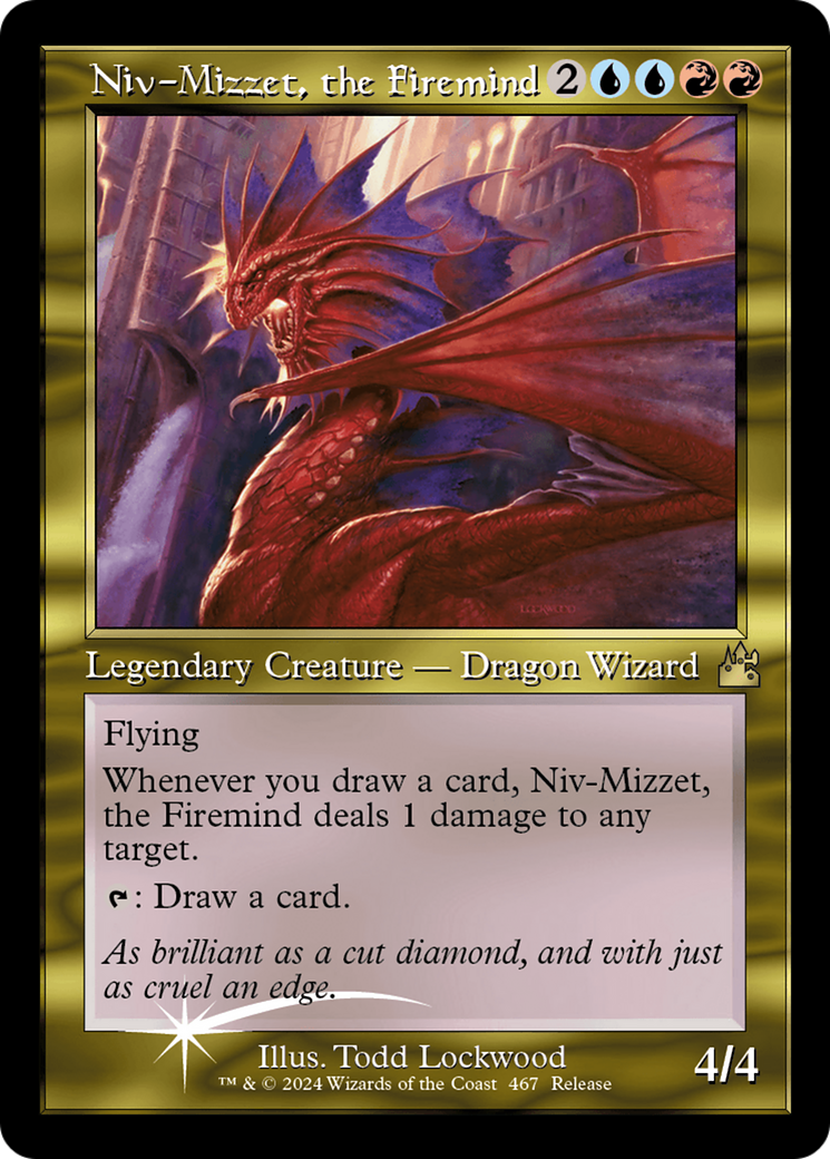 Niv-Mizzet, the Firemind (Retro Frame) [Ravnica Remastered] | Mega City Incorporated