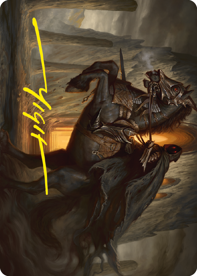 Nazgul Art Card (Gold-Stamped Signature) [The Lord of the Rings: Tales of Middle-earth Art Series] | Mega City Incorporated