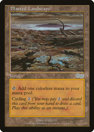 Blasted Landscape [Urza's Saga] | Mega City Incorporated