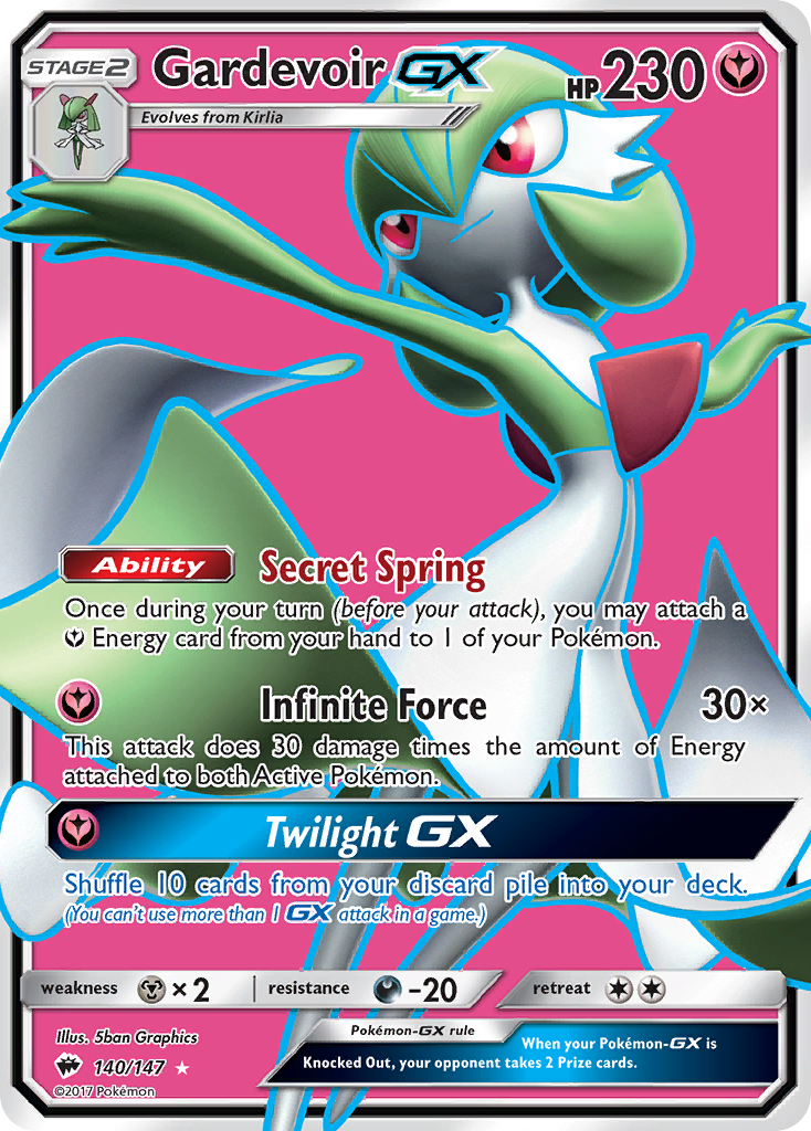 Gardevoir GX (140/147) [Sun & Moon: Burning Shadows] | Mega City Incorporated