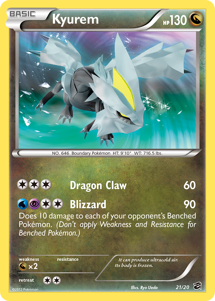 Kyurem (21/20) [Black & White: Dragon Vault] | Mega City Incorporated