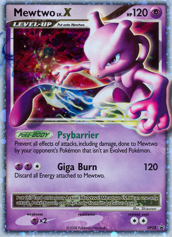 Mewtwo LV.X (DP28) [Diamond & Pearl: Black Star Promos] | Mega City Incorporated