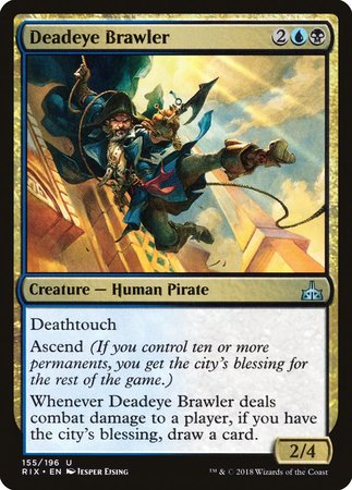 Deadeye Brawler [Rivals of Ixalan] | Mega City Incorporated