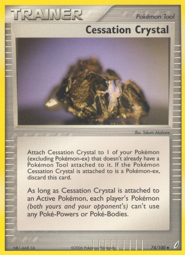 Cessation Crystal (74/100) [EX: Crystal Guardians] | Mega City Incorporated