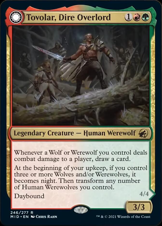 Tovolar, Dire Overlord // Tovolar, the Midnight Scourge [Innistrad: Midnight Hunt] | Mega City Incorporated