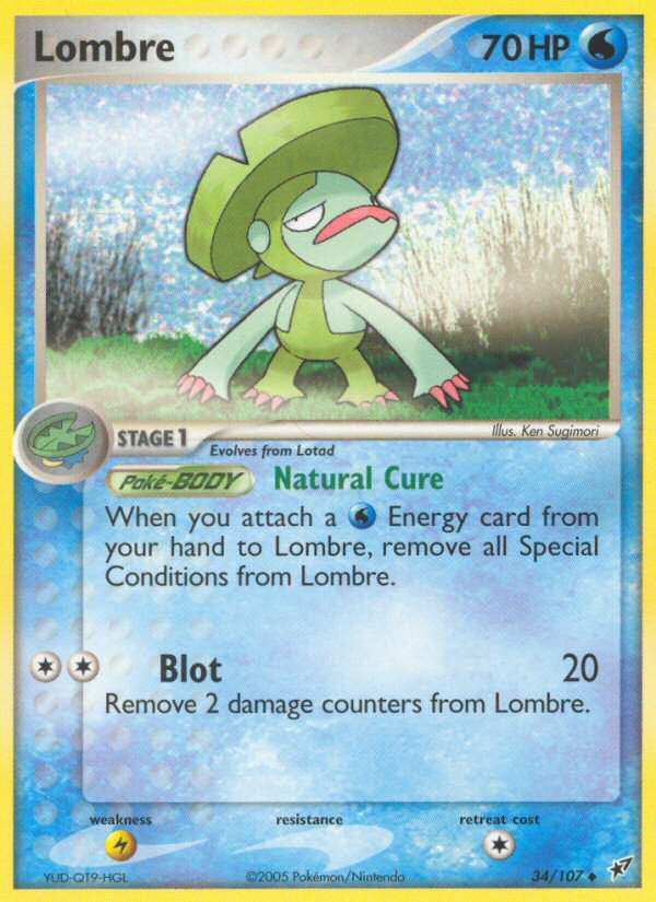 Lombre (34/107) [EX: Deoxys] | Mega City Incorporated