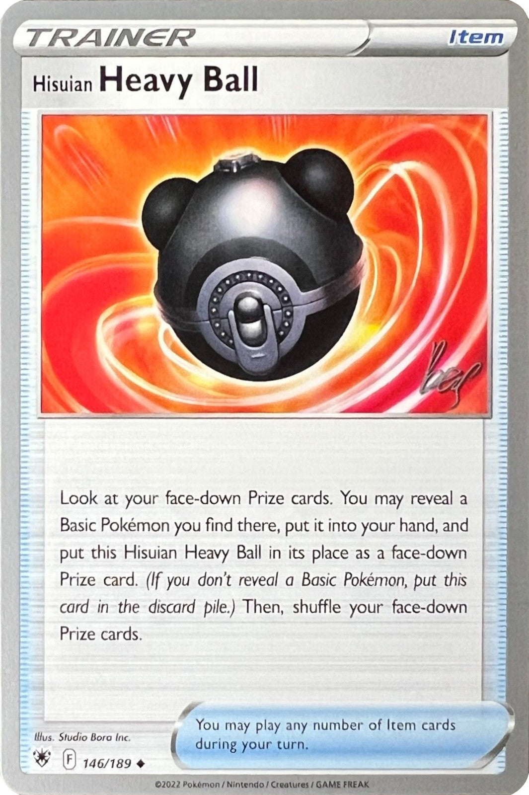 Hisuian Heavy Ball (146/189) (Cheryl Again - Sebastian Lashmet) [World Championships 2022] | Mega City Incorporated