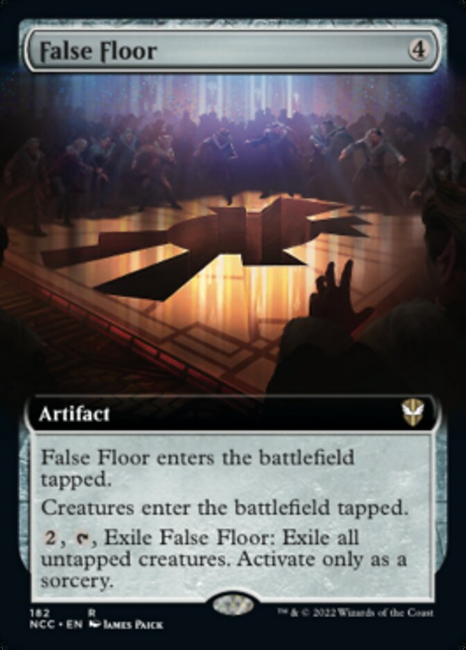 False Floor (Extended Art) [Streets of New Capenna Commander] | Mega City Incorporated