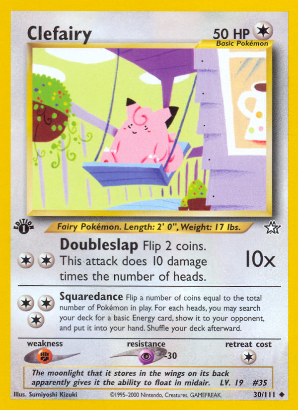 Clefairy (30/111) [Neo Genesis 1st Edition] | Mega City Incorporated