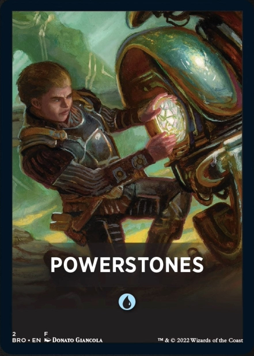 Powerstones Theme Card [The Brothers' War Tokens] | Mega City Incorporated