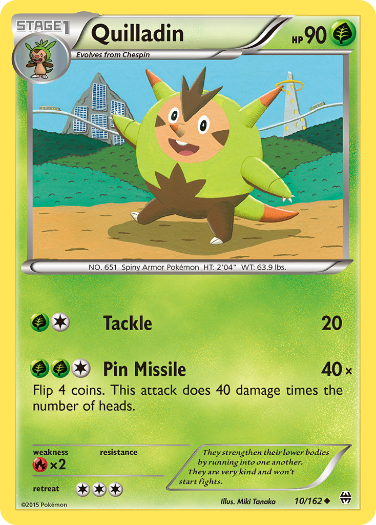 Quilladin (10/162) [XY: BREAKthrough] | Mega City Incorporated