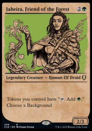 Jaheira, Friend of the Forest (Showcase) [Commander Legends: Battle for Baldur's Gate] | Mega City Incorporated