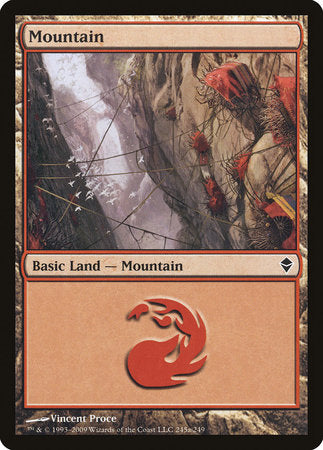 Mountain (245a) [Zendikar] | Mega City Incorporated