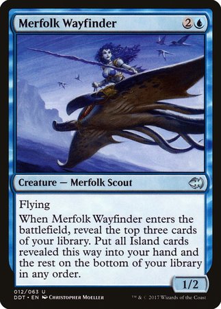 Merfolk Wayfinder [Duel Decks: Merfolk vs. Goblins] | Mega City Incorporated