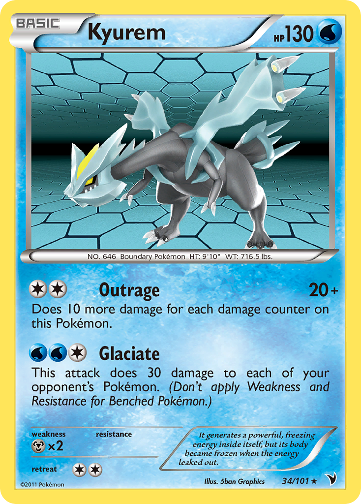 Kyurem (34/101) [Black & White: Noble Victories] | Mega City Incorporated