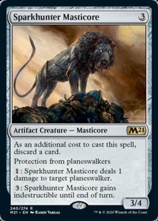 Sparkhunter Masticore [Core Set 2021] | Mega City Incorporated