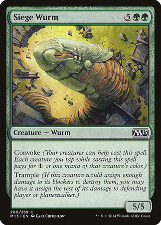 Siege Wurm [Magic 2015] | Mega City Incorporated