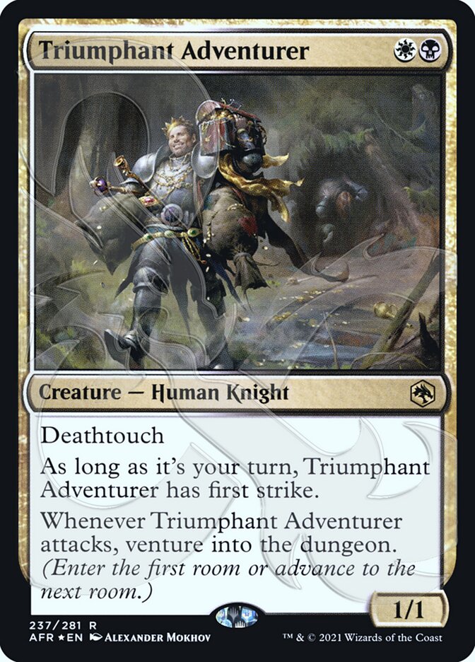 Triumphant Adventurer (Ampersand Promo) [Dungeons & Dragons: Adventures in the Forgotten Realms Promos] | Mega City Incorporated