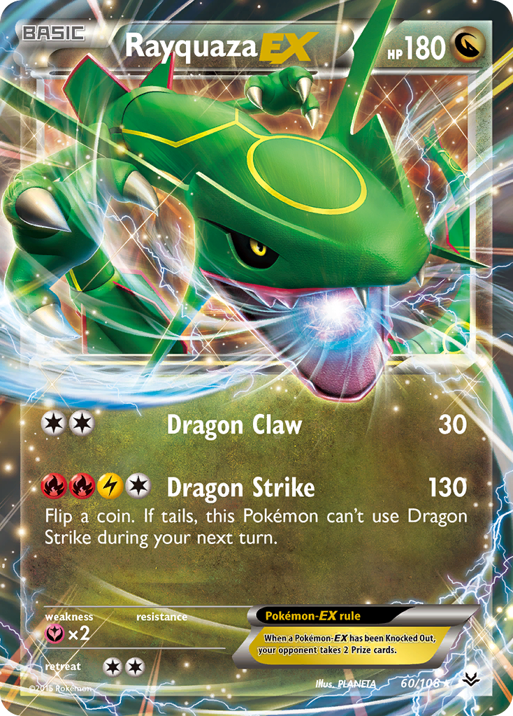 Rayquaza EX (60/108) [XY: Roaring Skies] | Mega City Incorporated