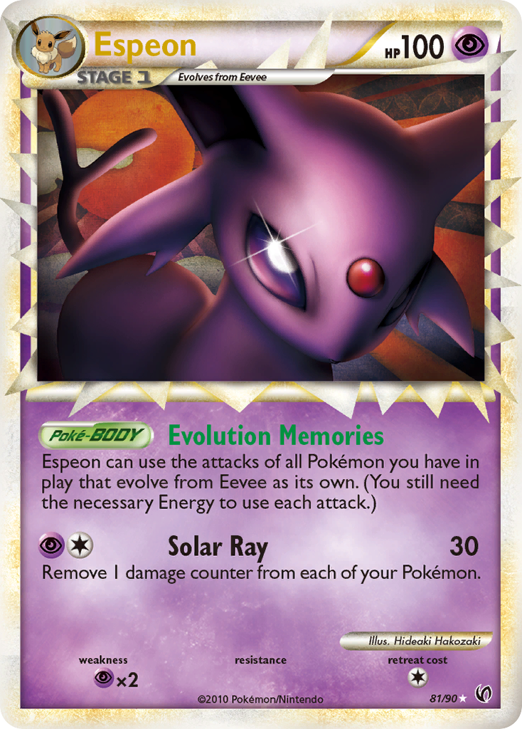 Espeon (81/90) [HeartGold & SoulSilver: Undaunted] | Mega City Incorporated