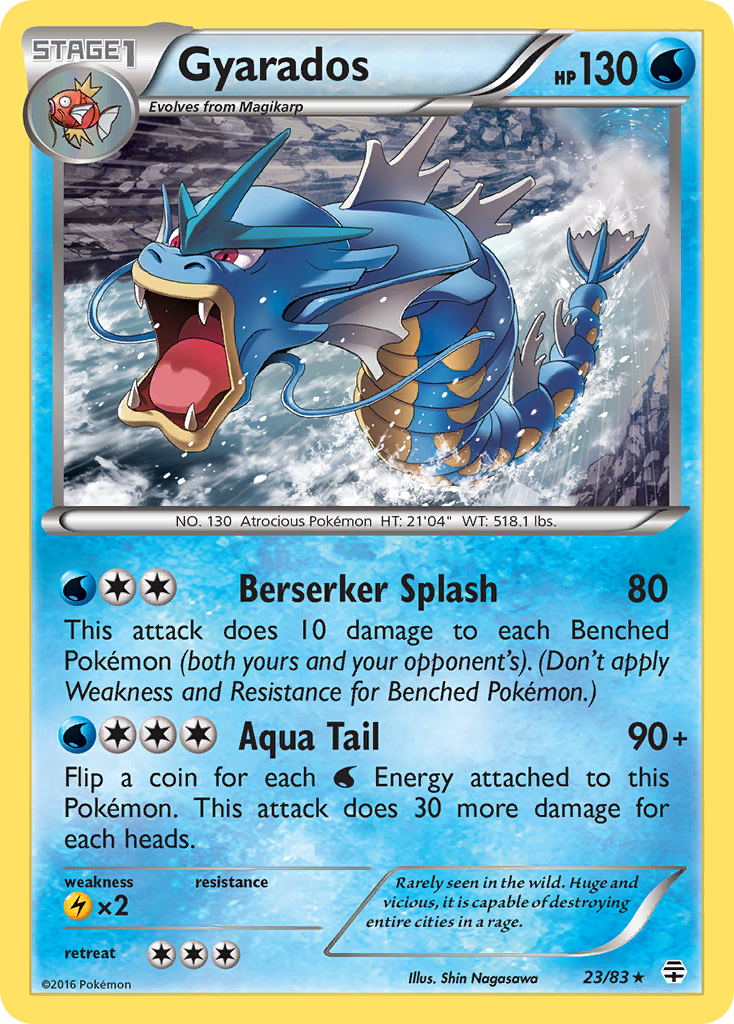 Gyarados (23/83) [XY: Generations] | Mega City Incorporated