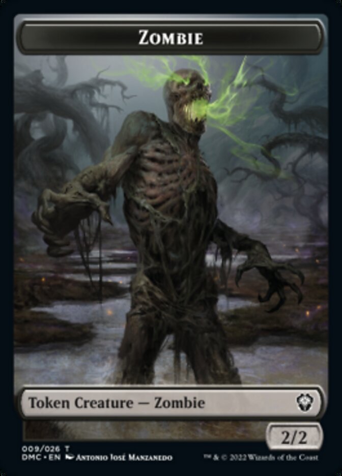 Bird (002) // Zombie Double-sided Token [Dominaria United Tokens] | Mega City Incorporated