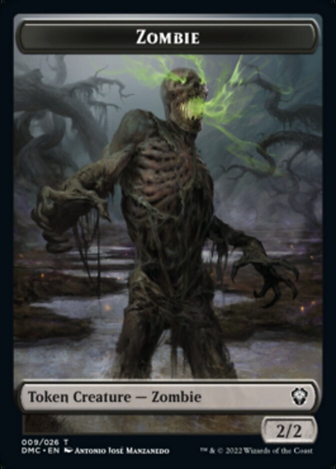 Soldier // Zombie Double-sided Token [Dominaria United Tokens] | Mega City Incorporated
