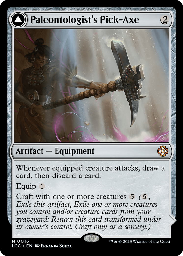 Paleontologist's Pick-Axe [The Lost Caverns of Ixalan Commander] | Mega City Incorporated