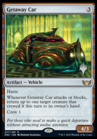 Getaway Car (Promo Pack) [Streets of New Capenna Promos] | Mega City Incorporated