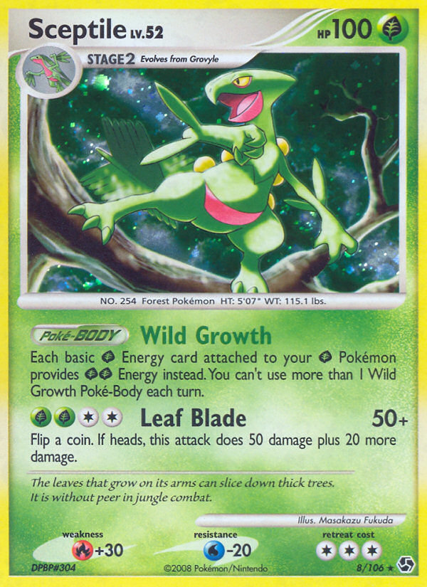 Sceptile (8/106) [Diamond & Pearl: Great Encounters] | Mega City Incorporated