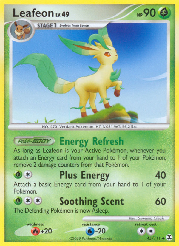 Leafeon (45/111) [Platinum: Rising Rivals] | Mega City Incorporated