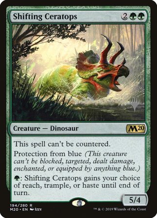 Shifting Ceratops [Core Set 2020 Promos] | Mega City Incorporated