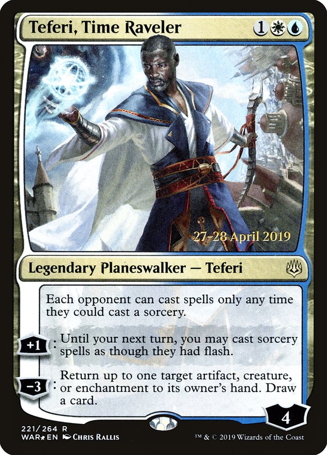 Teferi, Time Raveler  [War of the Spark Prerelease Promos] | Mega City Incorporated