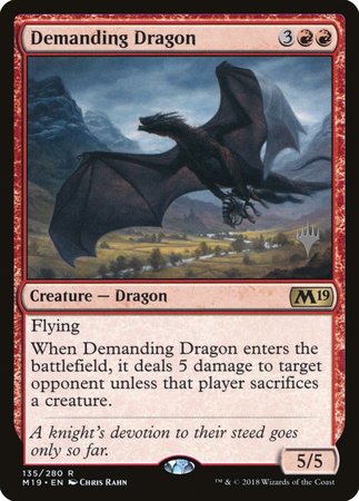 Demanding Dragon [Core Set 2019 Promos] | Mega City Incorporated