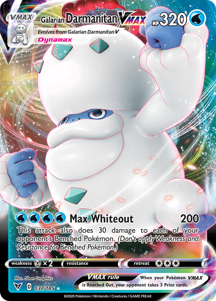 Galarian Darmanitan VMAX (037/185) [Sword & Shield: Vivid Voltage] | Mega City Incorporated