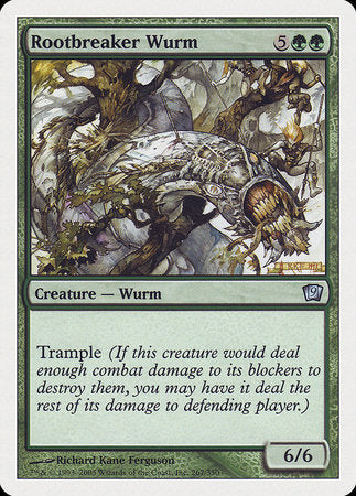 Rootbreaker Wurm [Ninth Edition] | Mega City Incorporated