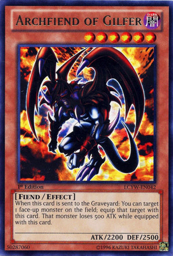 Archfiend of Gilfer [LCYW-EN042] Rare | Mega City Incorporated