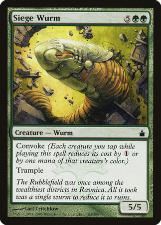 Siege Wurm [Ravnica: City of Guilds] | Mega City Incorporated