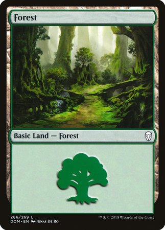 Forest (266) [Dominaria] | Mega City Incorporated