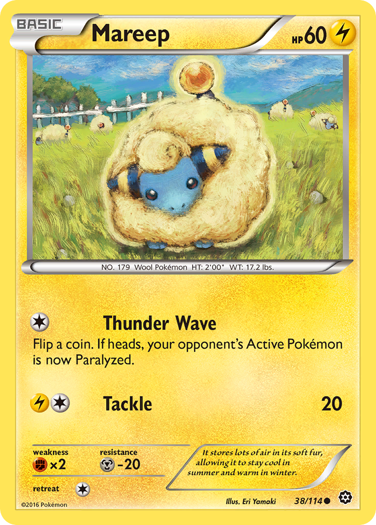 Mareep (38/114) [XY: Steam Siege] | Mega City Incorporated