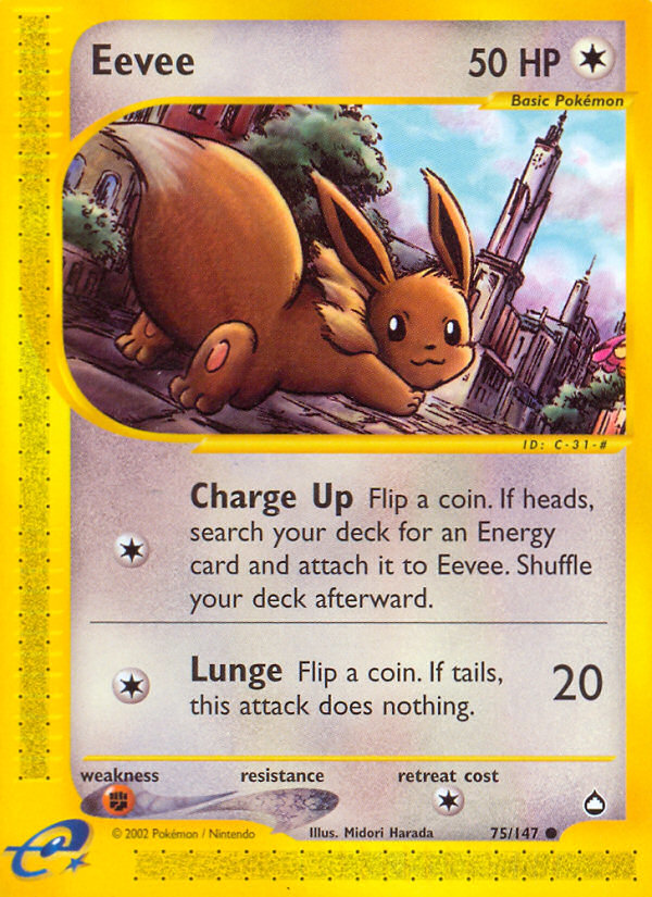 Eevee (75/147) [Aquapolis] | Mega City Incorporated