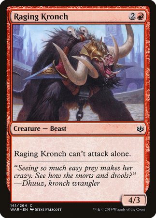 Raging Kronch [War of the Spark] | Mega City Incorporated