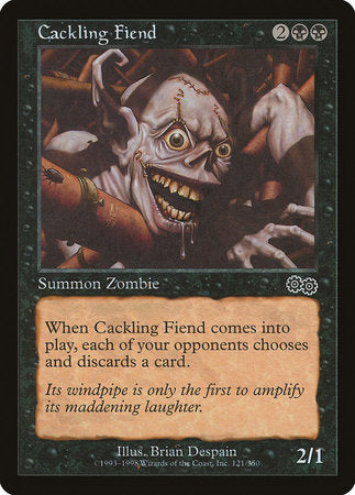 Cackling Fiend [Urza's Saga] | Mega City Incorporated