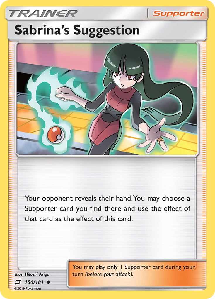 Sabrina's Suggestion (154/181) [Sun & Moon: Team Up] | Mega City Incorporated