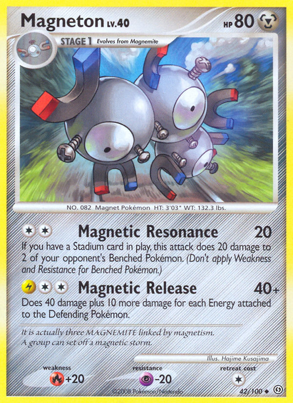 Magneton (42/100) [Diamond & Pearl: Stormfront] | Mega City Incorporated