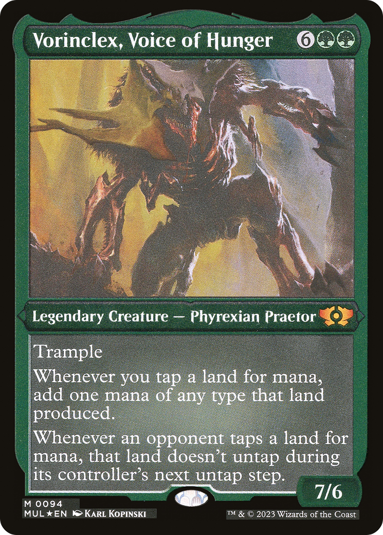 Vorinclex, Voice of Hunger (Foil Etched) [Multiverse Legends] | Mega City Incorporated