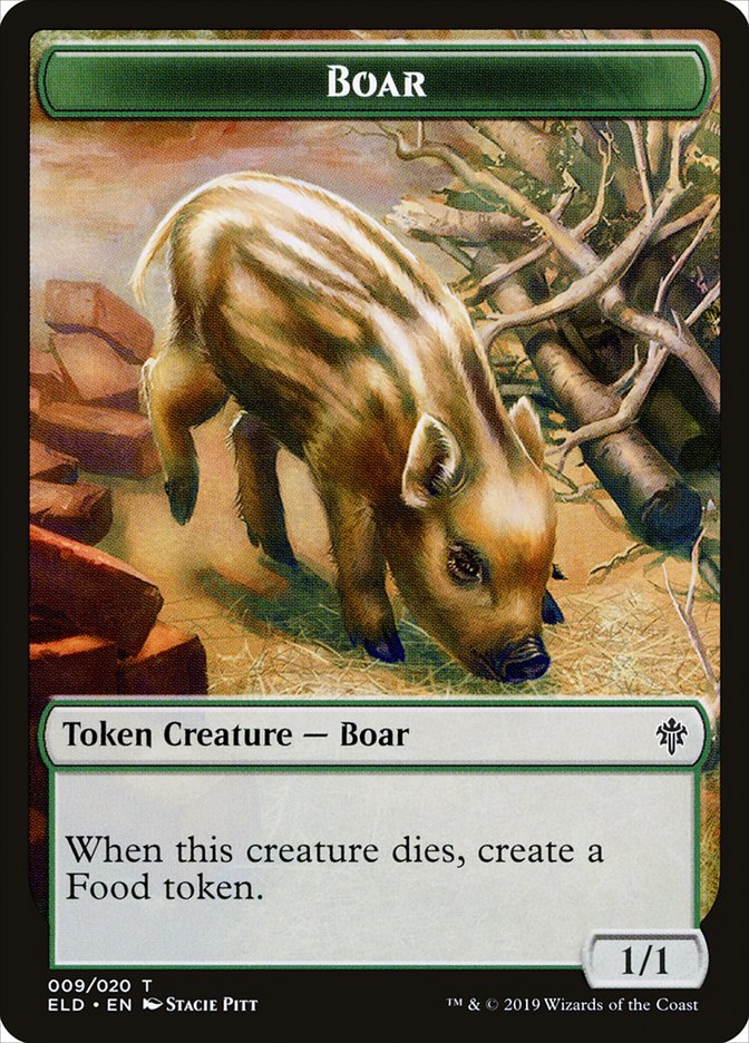 Boar [Throne of Eldraine Tokens] | Mega City Incorporated