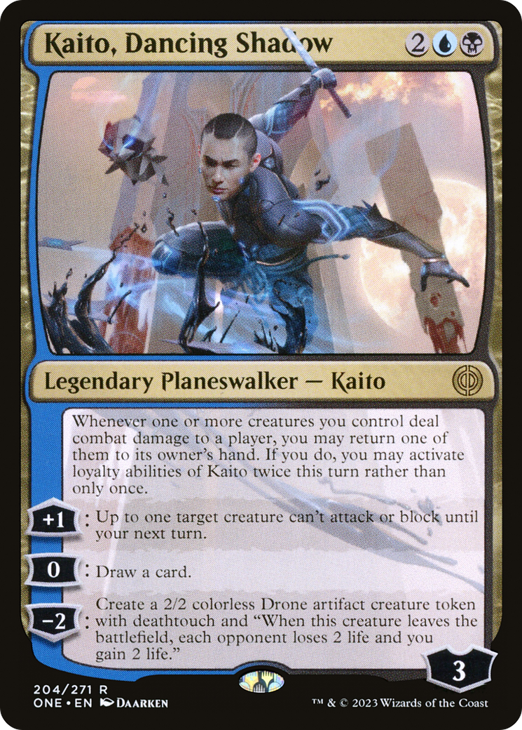 Kaito, Dancing Shadow [Phyrexia: All Will Be One] | Mega City Incorporated